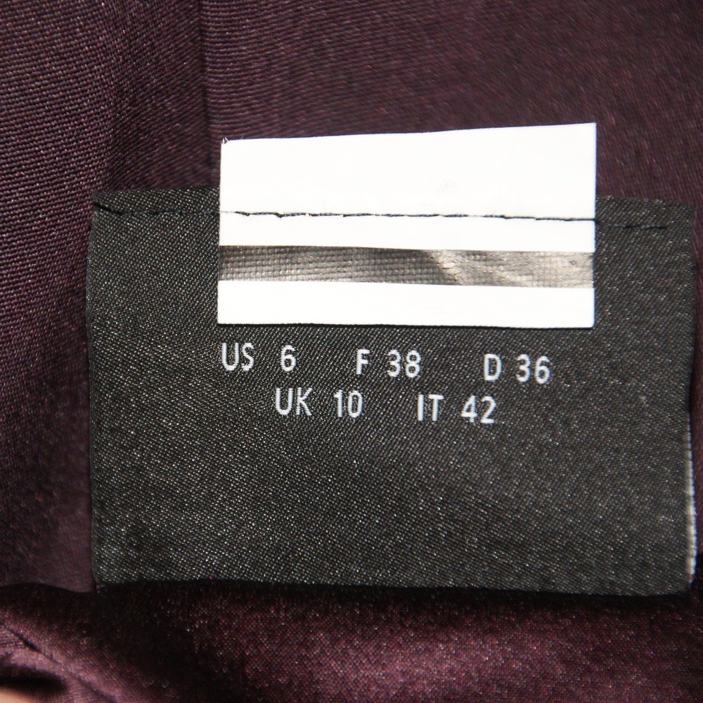 AKRIS Purple Silk Crepe Sleeveless Shift Dress 6 - Picture 7 of 8